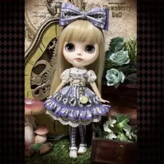 乙姫ドール　アウトフィット　ワンピース　アリス・ブルー　パラボ80　妖精の庭 乙姫ドール アウトフィット ワンピース アリス・ブルー パラボ80 妖精