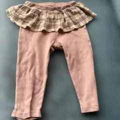 フリル付きピンクパンツ サイズ80