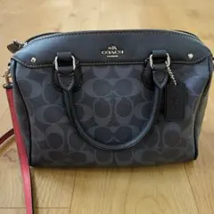 COACH コーチ シグネチャー デニム ミニローワン クロスボディ CO963