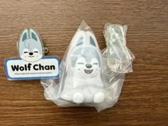 スキズバンチャンWolf Chan ネームバッジ、ライトマスコット、グミチャーム