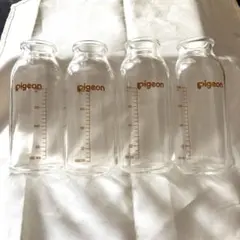ピジョン母乳実感 病産院用哺乳びん 200ml 4本セット　産院用 直付け