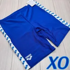 アリーナ　男性用水着　トールボックスカット　ブルー×ターコイズ　XOサイズ