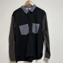 BEN DAVIS 長袖シャツ 黒 グレー