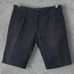 BOYCOTT フランダースリネン コットンリネン ショートパンツ 黒Lのサムネイル