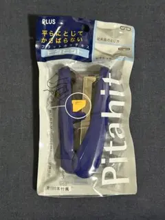 PLUS Pitahit ステープラー 青 NO.10 針100本付属