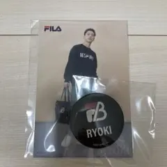 FILA特典　BE:FIRST RYOKI ポストカード　缶バッジセットのサムネイル