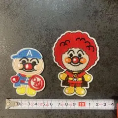 アンパンマン 刺繍ワッペン 2個セット