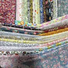 601生地　花柄　まとめ売り　ハンドメイド