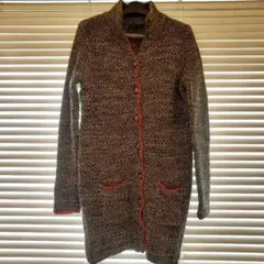 TOMMY HILFIGER ボタン付きロングカーディガン S