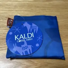 カルディ エコバッグ Helpers ブルー