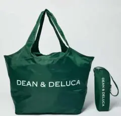 GLOW 8月号付録　DEAN&DELUCA　レジかごバッグ保冷ボトルケース 緑