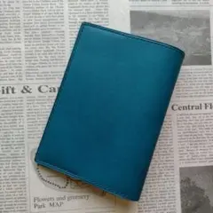 やや訳あり　ブックカバー　文庫本　イタリアンレザー　ハンドメイド