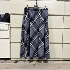 チェック柄 ロングスカート