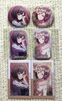 プロセカ　東雲絵名　缶バッジ　3A　4A　スクエア　7C　エピカ　3C