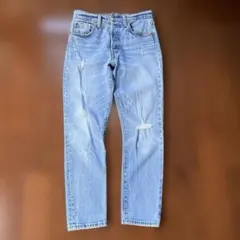 【Levi's】美品501 Sサイズ W25 L26スキニーデニム ライトブルー