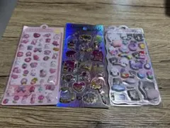 新品♡未開封 シール３枚set おしりシール ぷくぷく