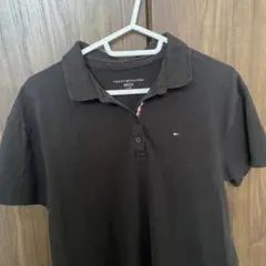 TOMMY HILFIGER ブラック ポロシャツ Lサイズ