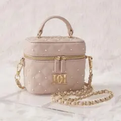 darich キルティングパールスクエアミニバッグ