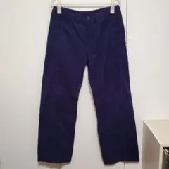 【ドラッグストアーズ】コーデュロイパンツ 紫 豚さん 15号 LLのゆったりめ