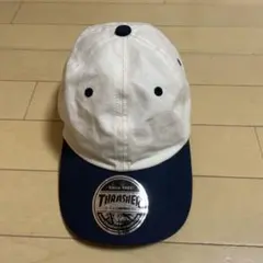 THRASHER ホワイト ネイビー キャップのサムネイル