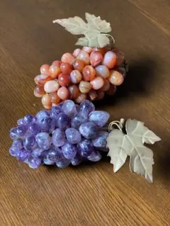 パワーストーンを身近に！【オニキスの葡萄置物ヴィンテージ ブラジル産】