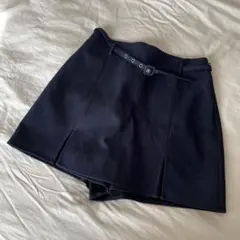 ZARA デニム（ダークブルー ）キュロット S