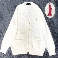 専用【極美品】イーストボーイ カーディガン さくら女神 11 L 白 ピンク