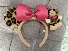 ディズニー ミニーのカチューシャ ヒョウ柄