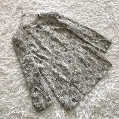 ヴィンテージ✨Burberrys【L相当】ボタニカル柄 ノーカラー ジャケットのサムネイル