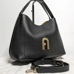 【極美品】 FURLA プリムラ ショルダーバッグ スモール 2way ホーボー