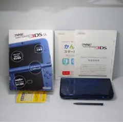 Newニンテンドー3DS LL メタリックブルー　動作確認済　QA8334