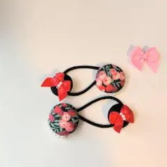 リバティ】ママとお揃いヘアゴム - メルカリ