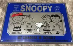 昭和　オールドSNOOPY スヌーピー　パブミラー　アンティーク SNOOPY - スヌーピー♡パブミラー♡壁掛け鏡♡昭和SNOOPYの通販
