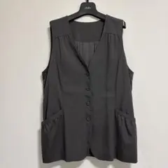極美品 セオリー ジレ Satin Crepe 25年 黒 0 上品 洗える - メルカリ