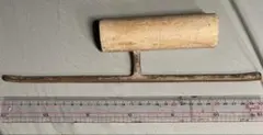 軸鏝　T字鏝 目地鏝　佐官、大工道具 全長約30cm