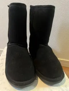 BEARPAW ブラック ムートンブーツ