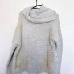 生地柔らかい　Lover's Rain Mサイズ ボトルネックセーター