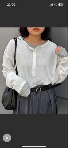 CIAOPANIC TYPY 2wayヘンリーネックTEE 白 美品♡注意事項のサムネイル