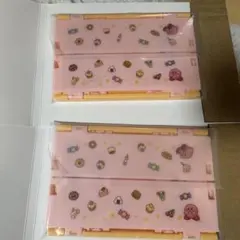 星のカービィ ミニおりたたみコンテナ カービィ　まんぷく　ピンク×2