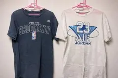 adidas JORDAN Tシャツ 2枚セット 古着 ストリート