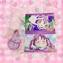 激レア アイカツ マルイ 神崎美月 マフラータオル ポストカード2種 激レア アイカツ マルイ 神崎美月 マフラータオル ポストカード2種