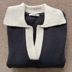 niko and …襟付きVニット