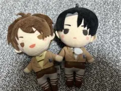 進撃の巨人 エレン リヴァイ ぬいぐるみマスコット