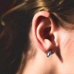 当日発送【シルバー】ステンレス製 スタッドチェーン アレルギー対応人気 おしゃれ