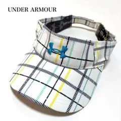 UNDER ARMOUR【アンダーアーマー】ゴルフ チェック柄 サンバイザーのサムネイル