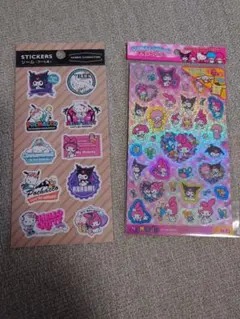 サンリオキャラクターズ キラッとシール ・ラベル風シール