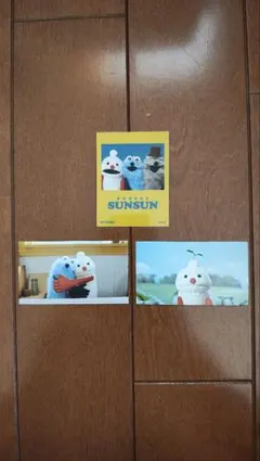 【非売品】パペットスンスンお台場・大宮ポップアップノベルティステッカー3枚セット