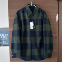 新品 UNIQLO オーバーシャツジャケット Lサイズ オリーブ
