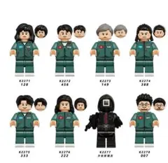 イカゲーム フロントマン8体セット レゴ互換