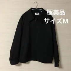 UNIQLO U ジップアップブルゾン ブラック サイズM 極美品